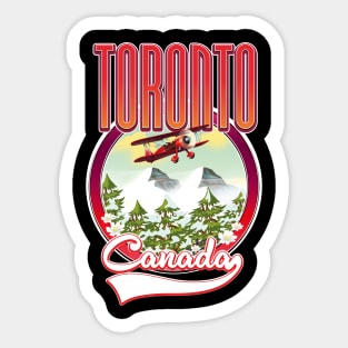 Toronto Canada travel logo Sticker